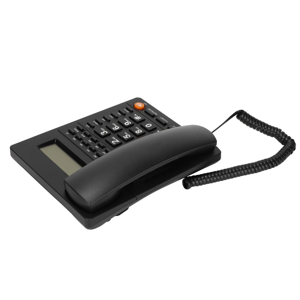 L019 Hotel Landline Caller ID Battery Free Adjustable Brightness Office Landline Telephone for