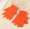 Autumn and winter men's and children's acrylic simple warm knitted gloves full finger magic gloves