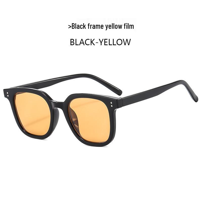 Dámské sluneční brýle s velkým rámem ve stylu korejských influencerů