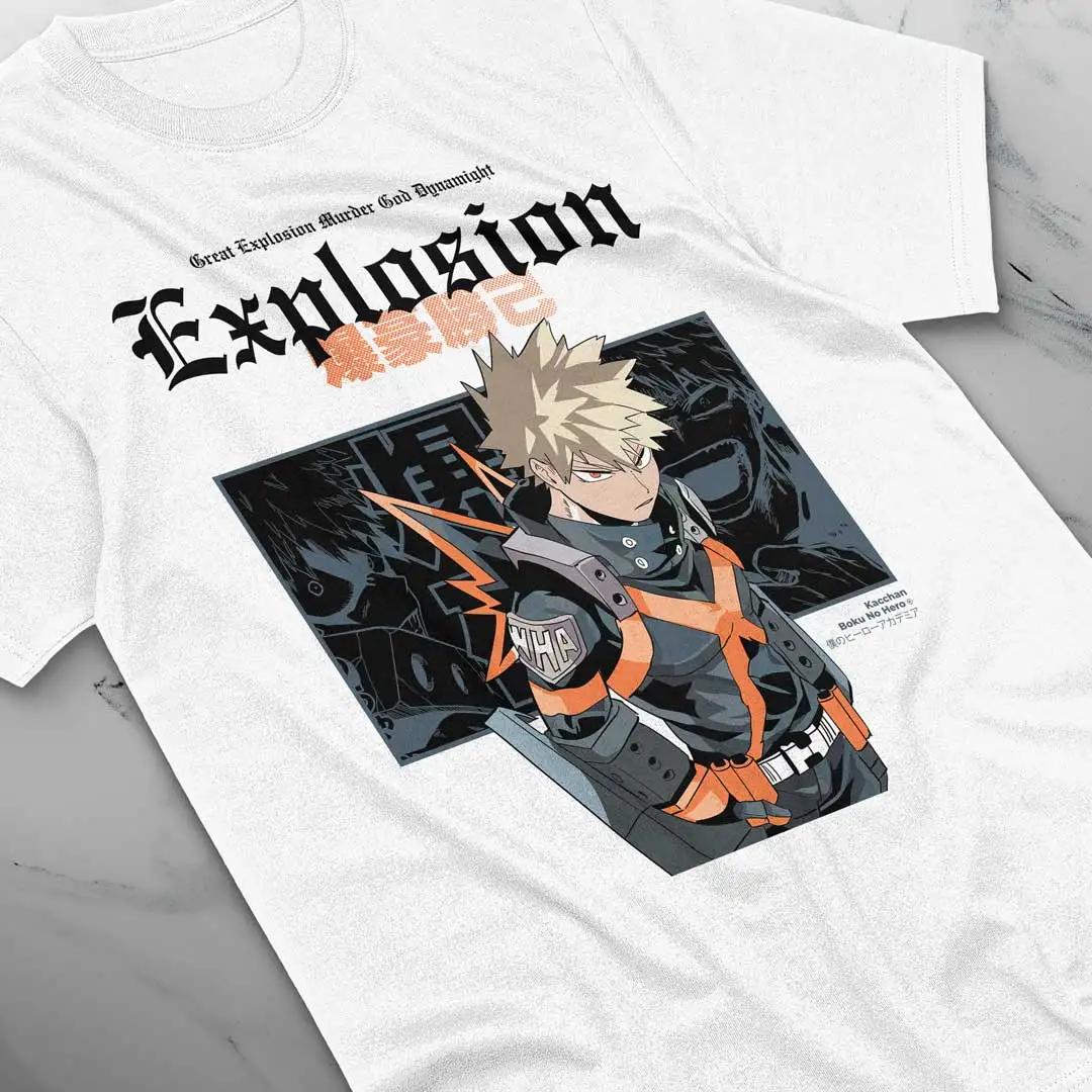

Katsuki Bakugo T-Shirt Manga Hero Anime Gift Tshirt Tee All Sizes Graphic T Shirts Women s Clothing Fashion 4XL