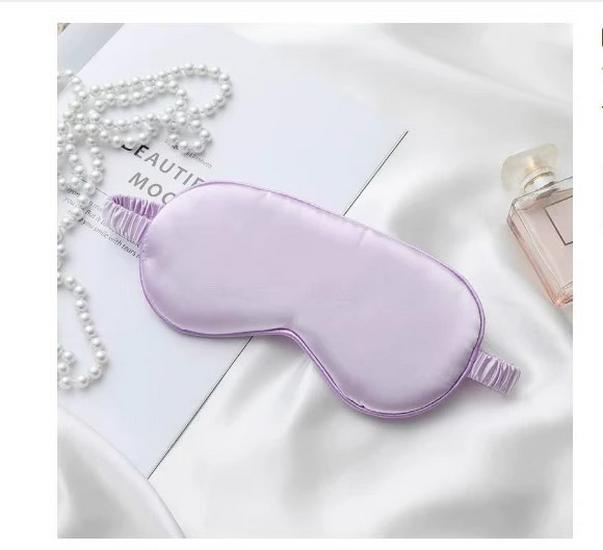 Silk Blackout Sleep Mask with Ice Pack - Relieves Eye Fatigue for Men & Women, Perfect for Winter