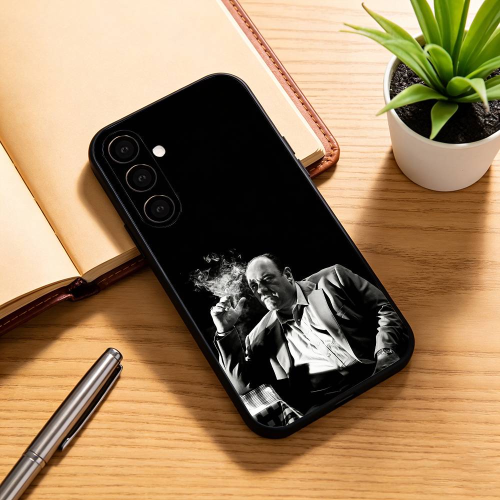 The-e S-sopranos Phone Case For Samsung Galaxy A73,A72,A71,A70,A53,A52,A51,Soft Silicone Black Cover