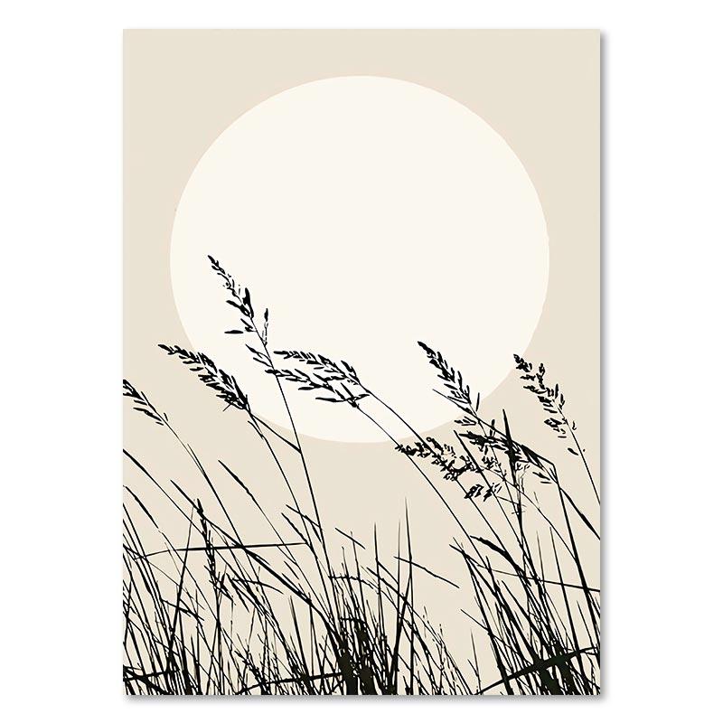 Dandelion Reed Flower Plants Leaves Canvas Wall Art Painting Abstract Nordic Posters And Prints Wall Pictures For Living Room