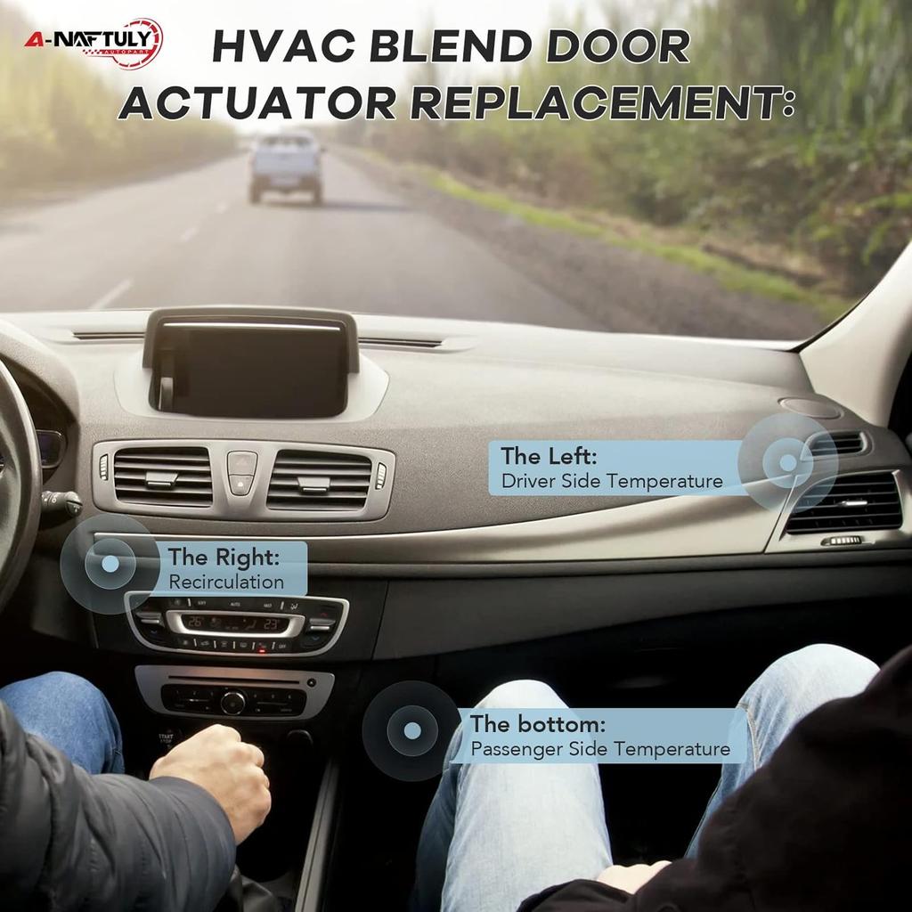 HVAC Blend Door Actuator Replacement For Chevy Impala 2004-2013 Corvette Malibu Buick Cadillac Pontiac - Heater Air Blend Door Actuator Motor,