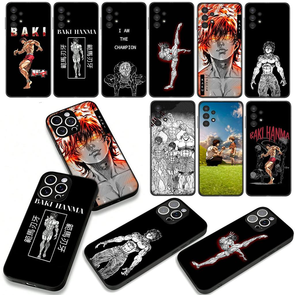 Baki Cartoon Hanma Phone Cover Case for Xiaomi Redmi 15C 15 A4 A5 9A 9T 10A 10C 9C NFC 14C Note 11 9 10 Pro 8T Casing