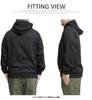 Dickies GENUINE Men's Plus Size Pullover Hoodie with Puffy Jacquard Fleece Sweatshirt, Off-White, Size 4L (28)