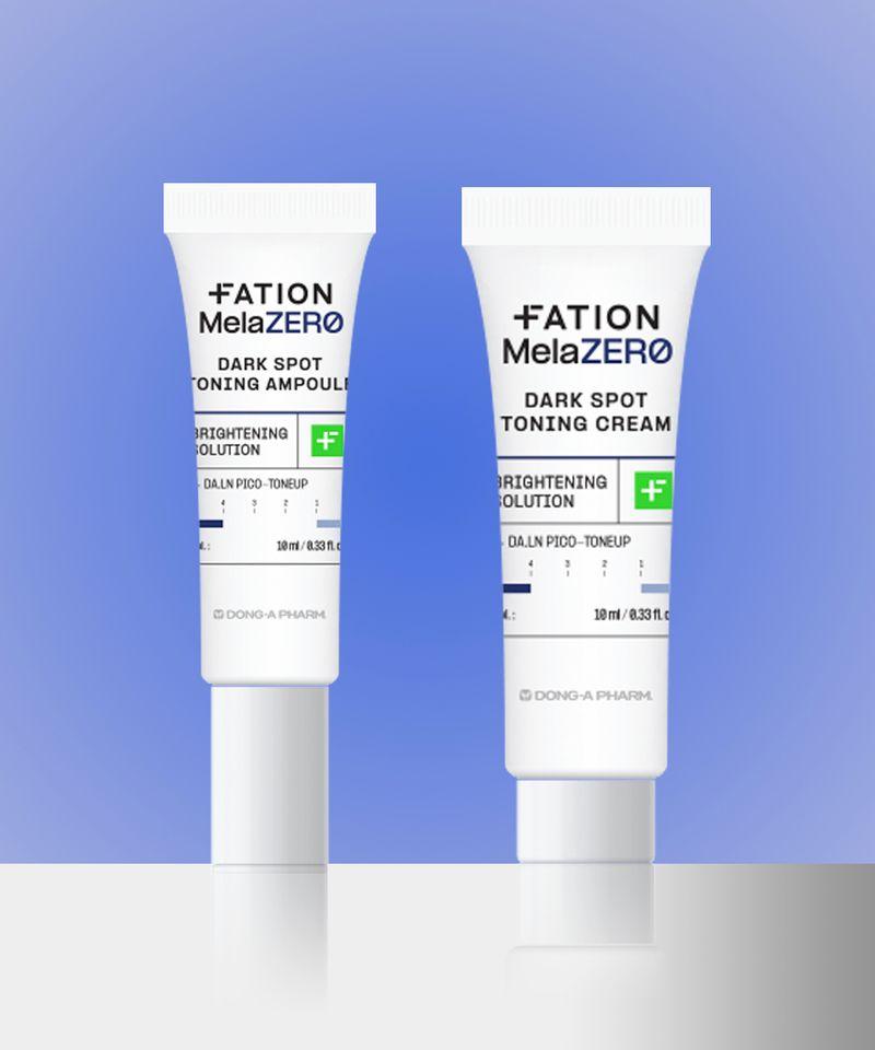 Melazero Dark Spot and Blemish Toning 2-Piece Kit (Ampoule 10ml + Cream 10ml)