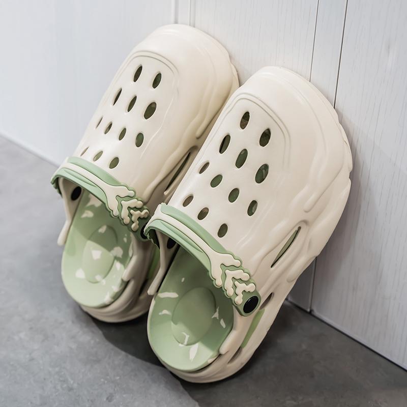 Fashion Unisex Summer 5.0 Soft EVA Indoor Slippers Fashionable Casual Beach Vacation Anti-Slip Plus Size Flip Flops For Couples