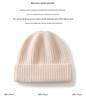 Thickened Wool Ribbed Cuff Cashmere Knit Hat - Warm and In Stock