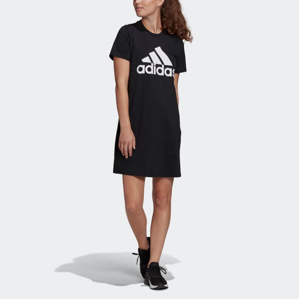 adidas Essential Short Sleeved Dress Women's Black GM5588