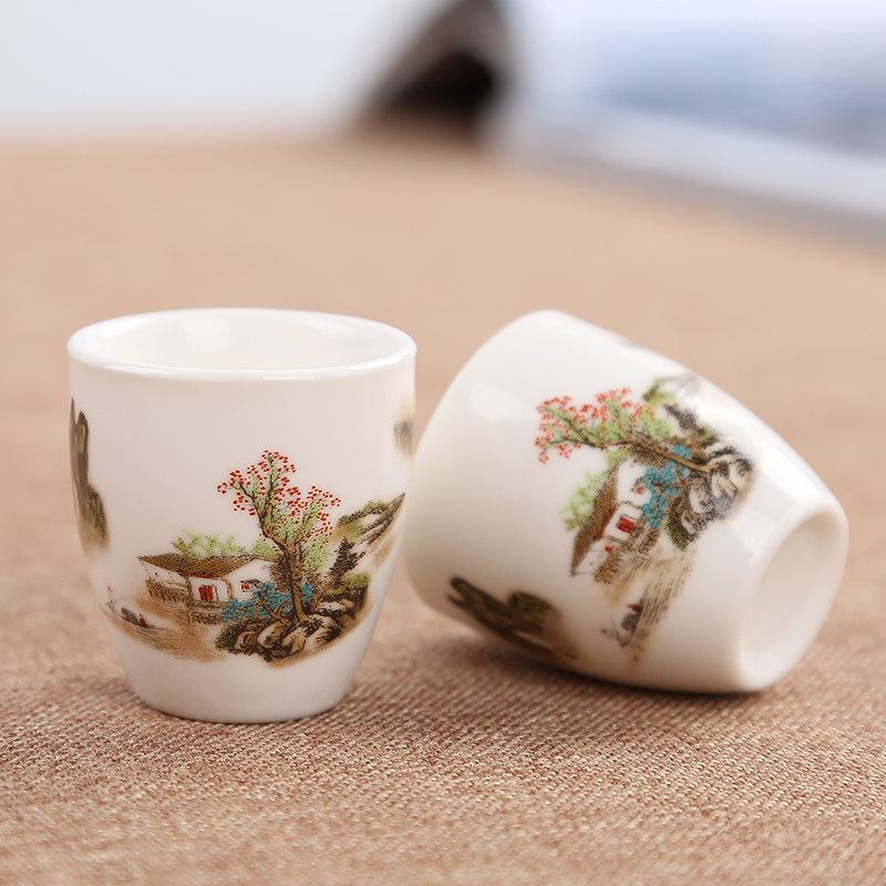 Qiwei 9-Piece Ceramic Liquor & Sake Set