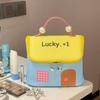 Kawaii Handheld Cosmetic Case Large Capacity Portable Storage Bag Cute Cabin Makeup Bag  Girls