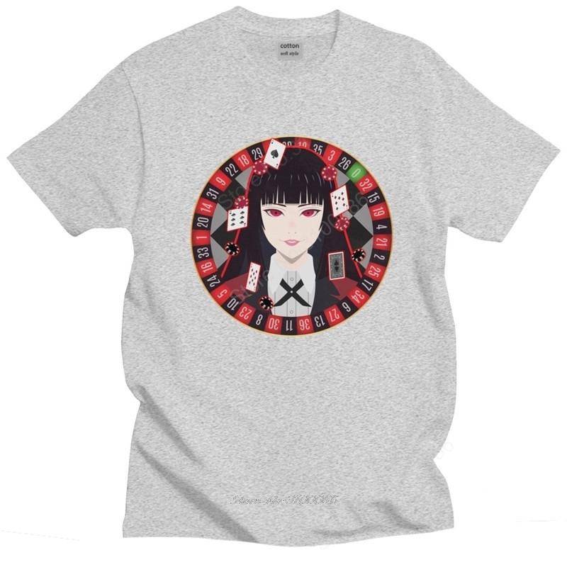 Kakegurui Jabami Yumeko T Shirt Unisex Cotton Japanese Unisexga Compulsive Gambler Tee Tops Short Sleeved Graphic Tshirt Clothes Gift