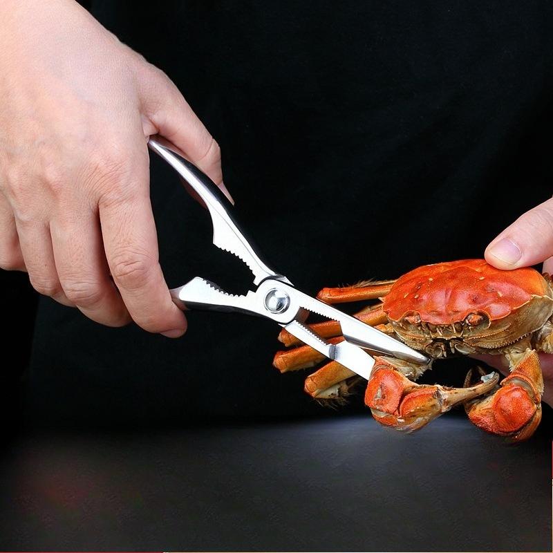 Stainless Steal Sharp Multi Chicken Bone Scissor Food Scissor for Vegetable Barbecue Meat Fish Tool
