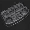 10pcs Disposable Plastic Tattoo Cartridge Needles Holder Stand Transparent Tray Tattoo Accessory