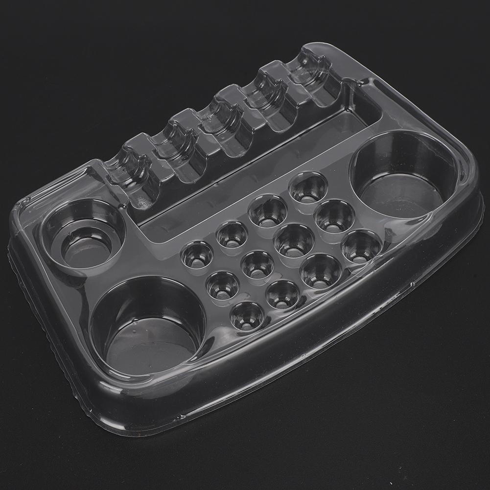 10pcs Disposable Plastic Tattoo Cartridge Needles Holder Stand Transparent Tray Tattoo Accessory