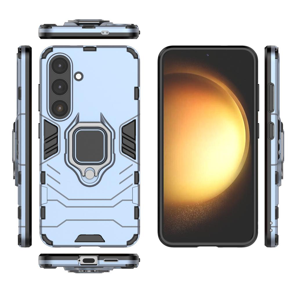 For Samsung Galaxy S25+ Case PC+TPU Protective Phone Cover with Ring Kickstand