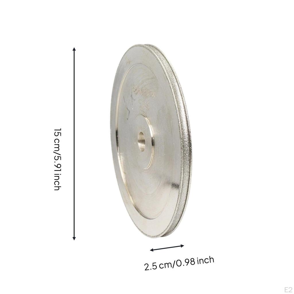 StraightCut Bead Grinding Wheel 120 Grit Shaping 150 Mm for Stone Carvers,