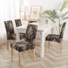 Stretchy Patterned Dining Room Chair Covers Set of 1 ,Washable Dining Chair Covers ,Great Decor for Home Hotel Party Banquet