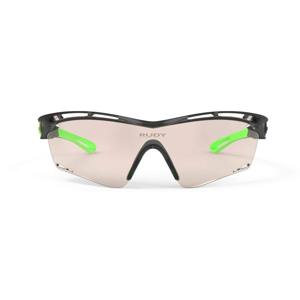 Rudy Project TRALYX Sportsonnenbrille für Straße und Eis Graphitrahmen mit Impact X 2 photochrom Laser Brown Fahrräder, Radfahren, Marathons, Joggen,