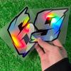 0123456789 Color Laser Number Car Motorcycle Stickers Fuel Tank Fairing Diy Moto Helmet Body Vinyl Decals Accessories