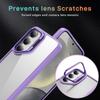 For Samsung Galaxy S25 Case Lens Frame Kickstand TPU+Acrylic Protective Phone Cover