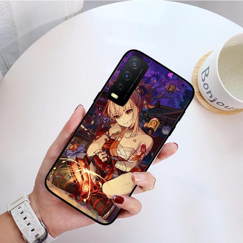 Genshin Impact Game Yan Fei Phone Case For VIVO Y31 Y21 Y70 Y21S Y20 Y72 1907 Y12 Y11S Y53S Y33S Y55 Y76 Y51 Y15S Y01 Funda