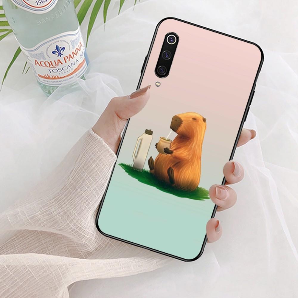 Capybara Cute animal cartoon Phone Case For Xiaomi Mi 5X 8 9 10 11 12 lite pro 10T PocoX3pro PocoM3 Note 10 pro lite