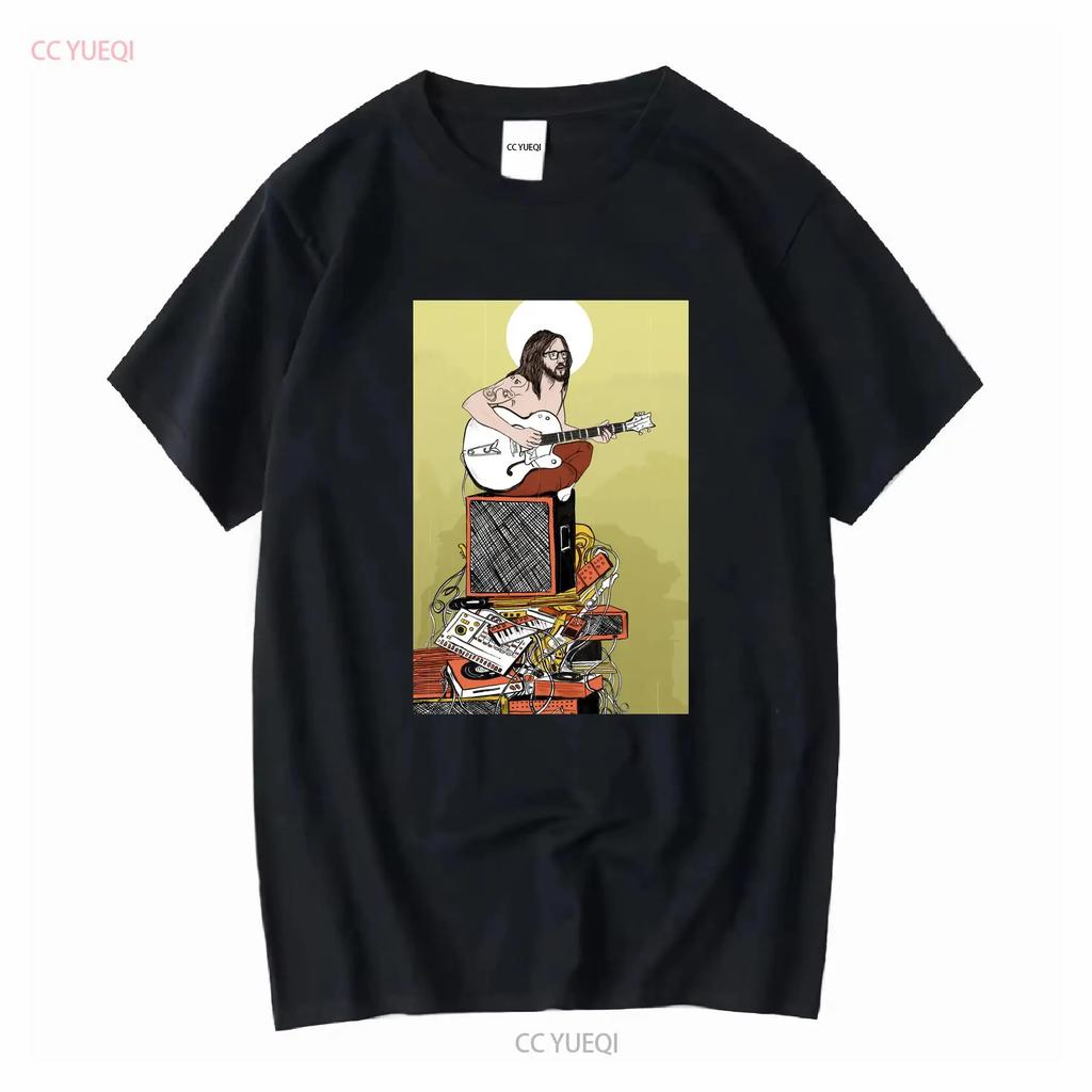 New Popular John Frusciante American Guitarist Musician T Shirt S 4XL Long or Short Sleeves Vintage Washed Breathable Slightly