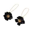 Elegant Multicolor Floral Earrings: Versatile and Fashion-Forward Korean & European Style
