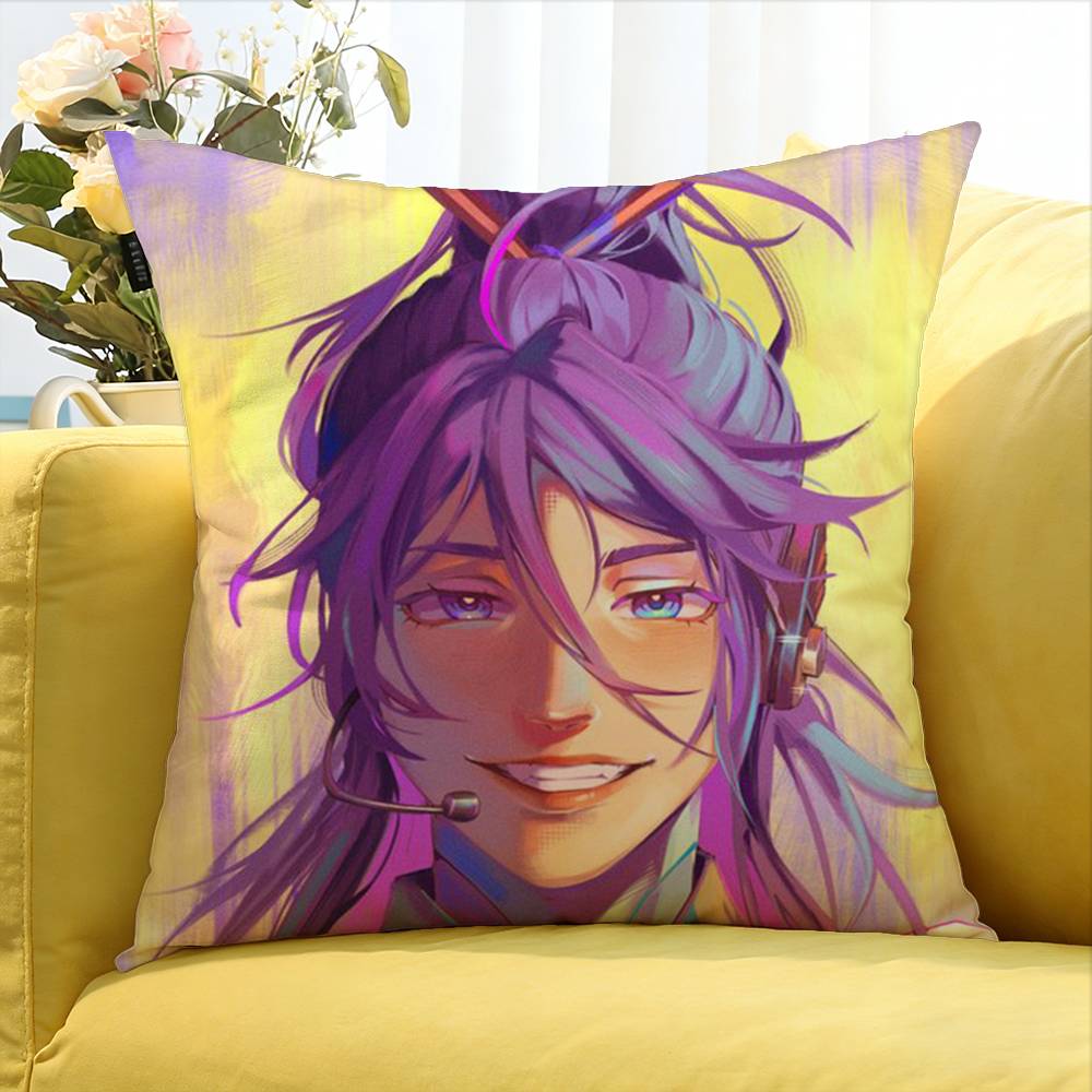 Cute KKamui Gakupo World Various Sizes Square Pillow Case For Car Home Bedchamber Decor