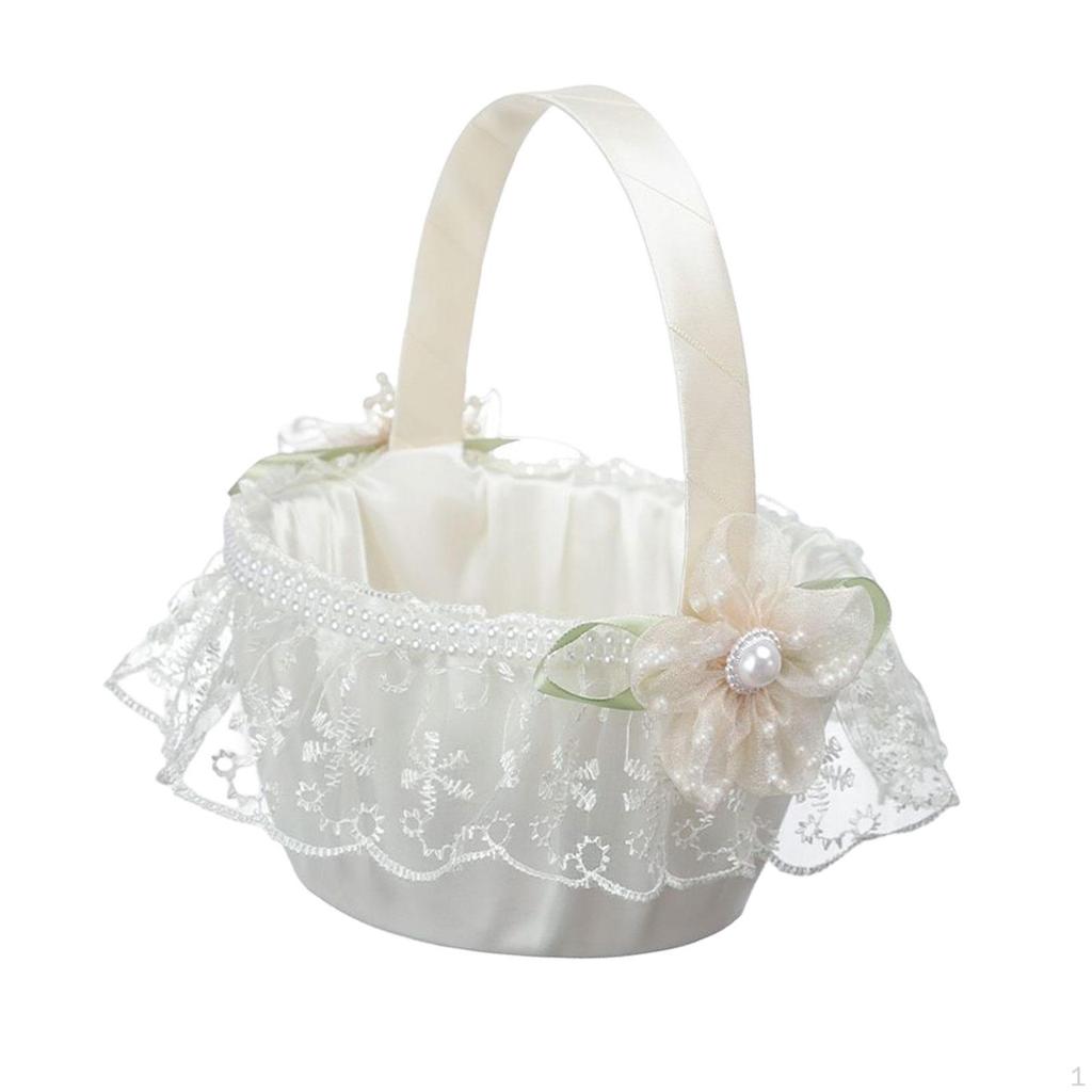 Elegant Wedding Basket for Romantic Occasions