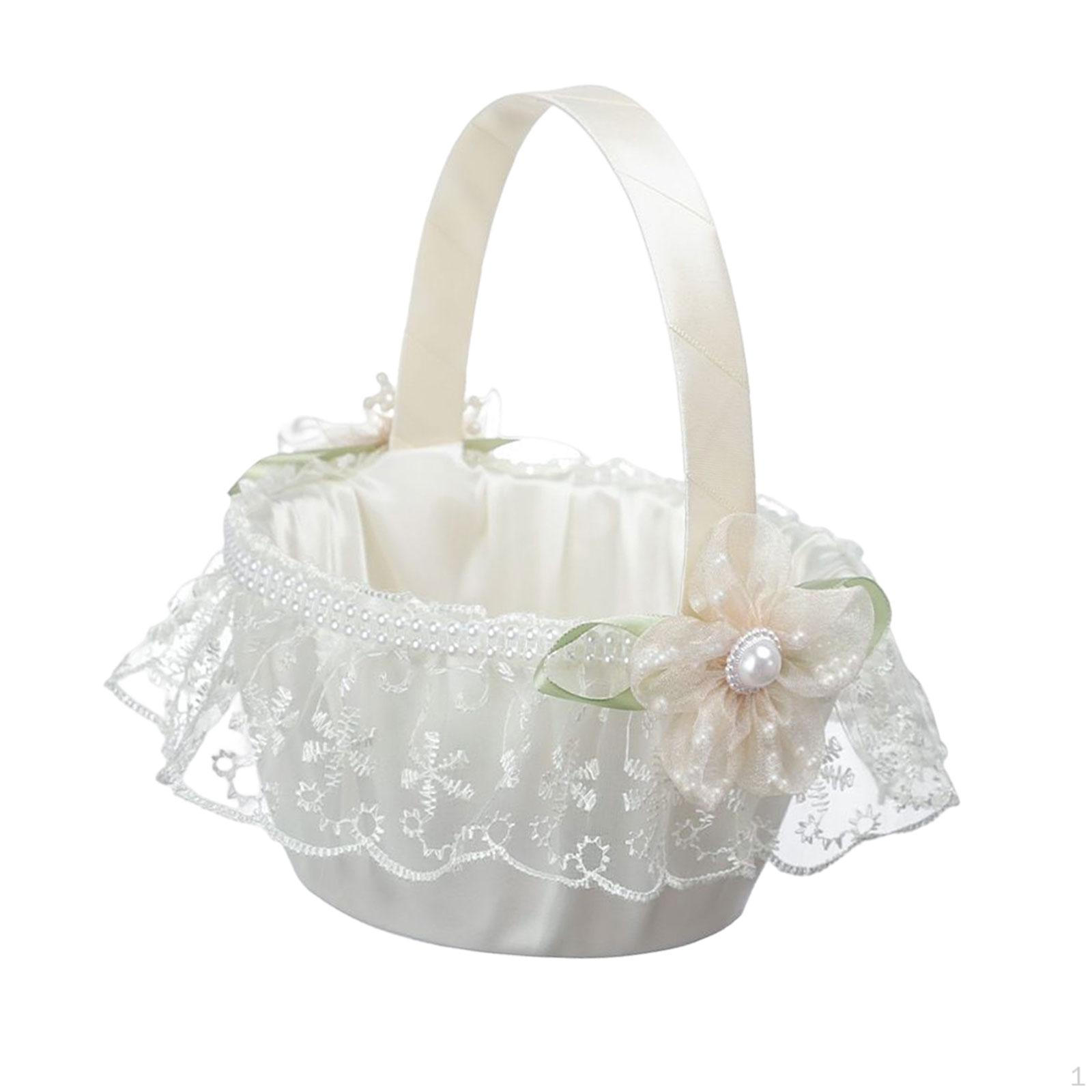 Элегантная Свадебная Корзина для Романтических Случаев Flower