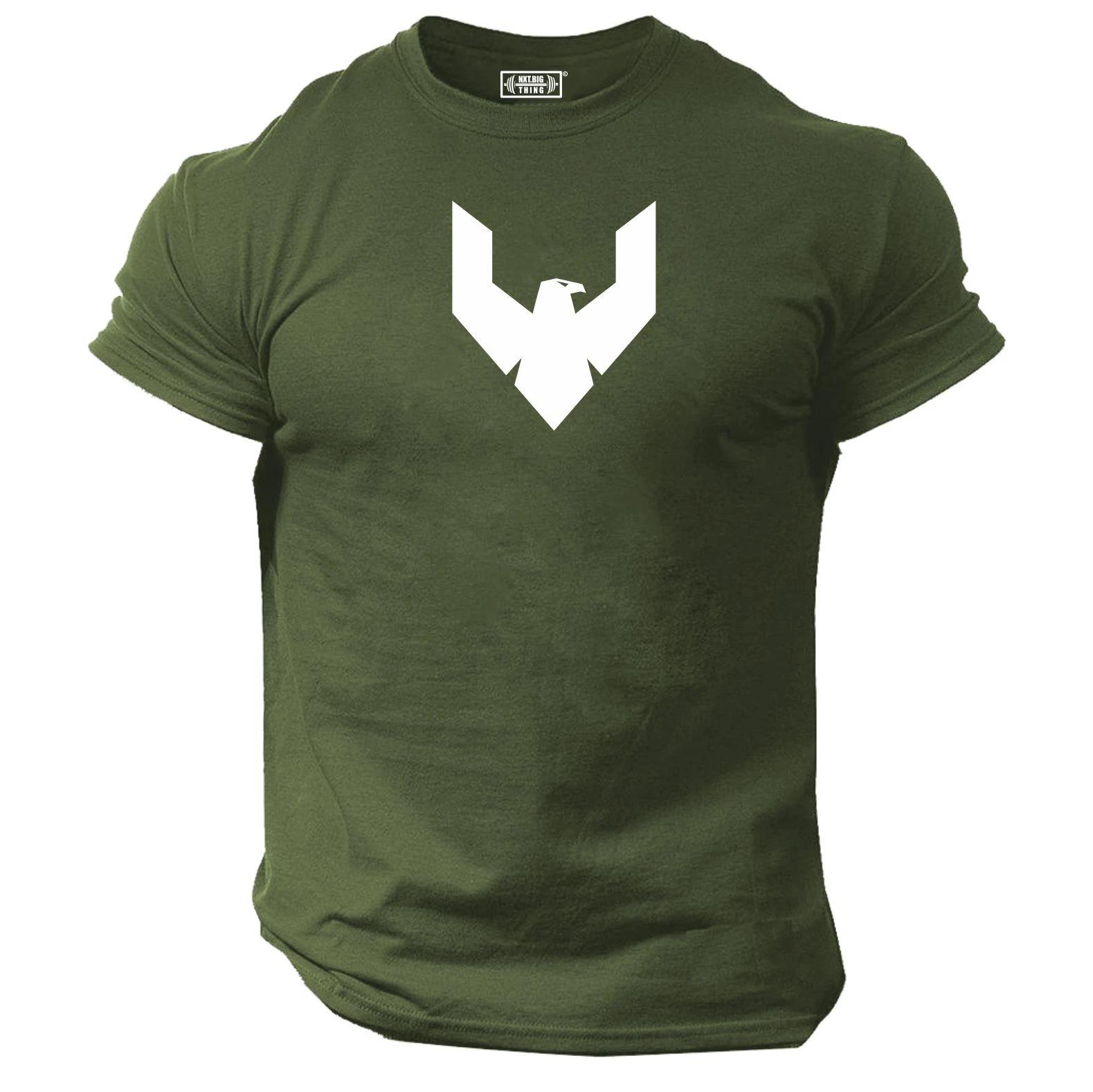 Hawk T Shirt Eagle Gym Clothing Bodybuilding Training Workout Exercise MMA Top 3XL