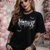 Spooky Mother Skull Tee | Gothic Metal Band Graphic Shirt