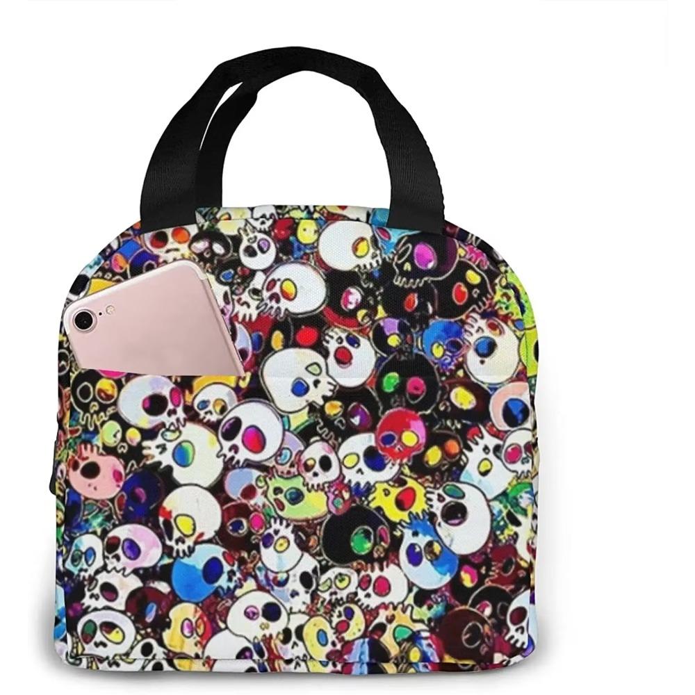 Eyes Insulated Lunch Bag Reusable Lunch Box Cooler Adults Tote Bag for Boys Girls Men Women School Work Office Organizer