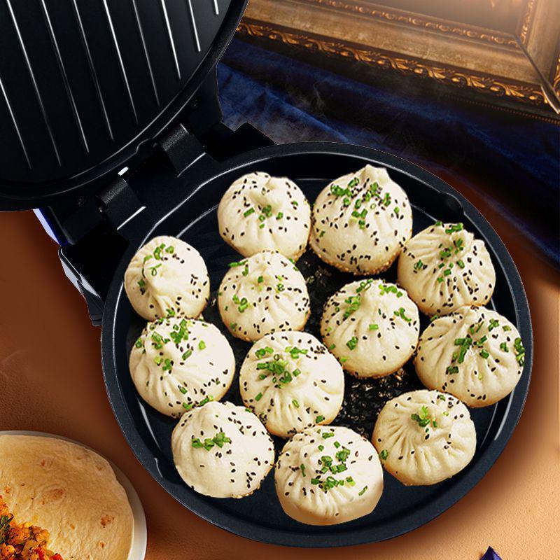 Głęboka Elektryczna Dwustronna Patelnia do Ciasta i Naleśników z Automatycznym Wyłączaniem do Użytku Domowego