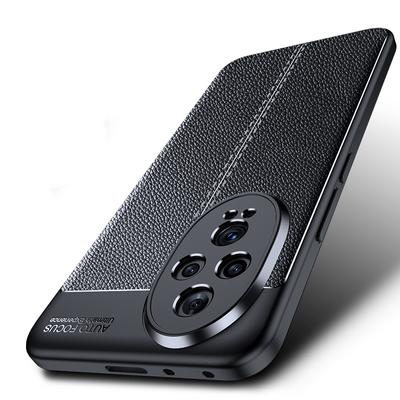 Für Honor 200 Hülle Cove Honor 200 Honor200 Capas Armor Phone Bumper Stoßfest Rückseite Weich TPU Leder Fundas Huawei Honor 200 Pro