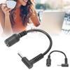 2Pcs Power Adapter Converter Cable 7.4x5.0mm Female To 4.5x3.0mm Male Bent Tip with Pin for HP Ultrabook