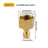 Quick-Connect High-Pressure Washer Adapter with Steel Ball Lock and Enhanced Thread.