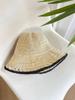 Summer new straw big eaves bucket hat women hollow straw hat travel vacation seaside basin hat