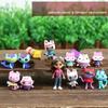 Tovbmup Gabby's Dollhouse Figurine Set, 13 Pieces, 3-8 Cm, PVC, Multicolor Collectible Dollhouse Toys