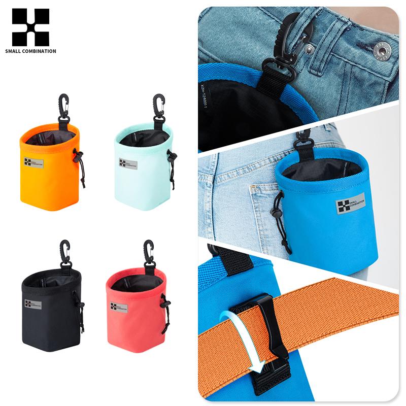 KLEINE KOMBINATION Tragbare Hundetraining-Leckerchentasche Welpen-Hundetüte für Leine Outdoor-Tierleckereien Belohnungen Hüfttasche XZH-T24001-1