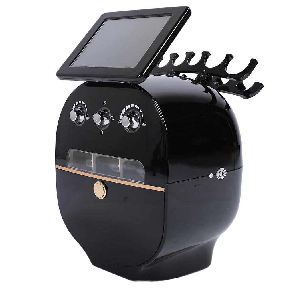 6 in 1 Hydrogen Oxygen Facial Machine with Cold Hammer Skin Scrubber Deep Hydration Dermabrasion