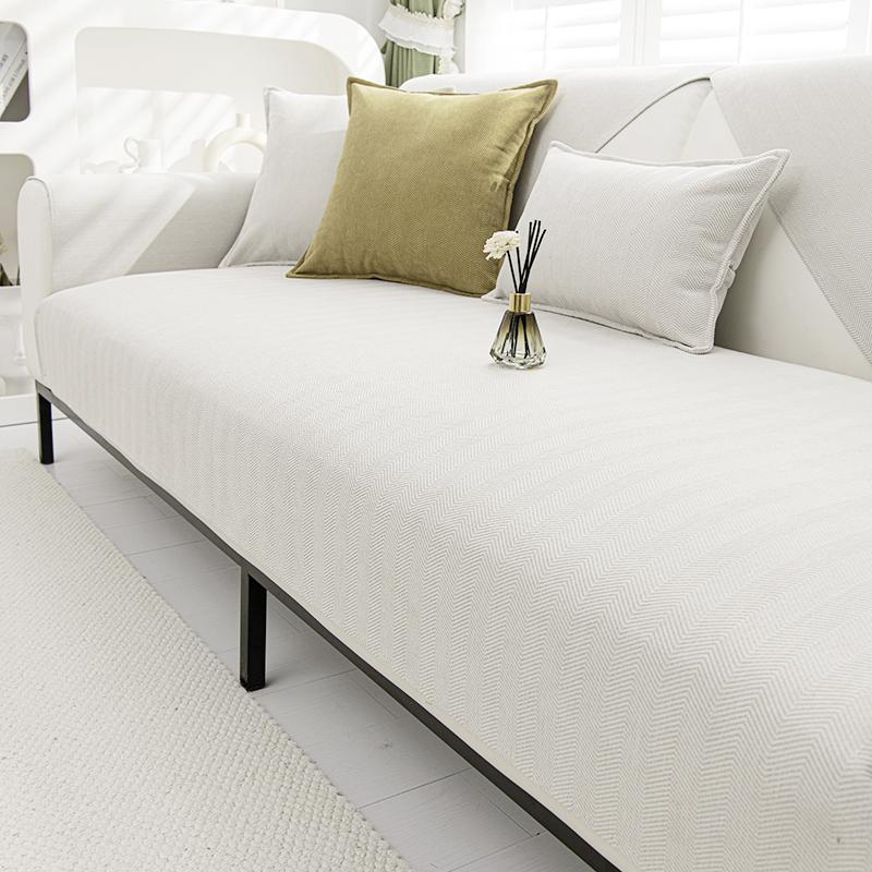 Universal Sofa Cover In Chenille Textures Non-Slip Couch Cover Towel Sofa Protective Mat For Living Room Decoration Sofa Cushion