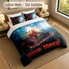 3Pcs Bedding Set Custom Name Text, 1 Sheet 2 Pillowcases Home Bed DecorFriday the 13th Jason Voorhees