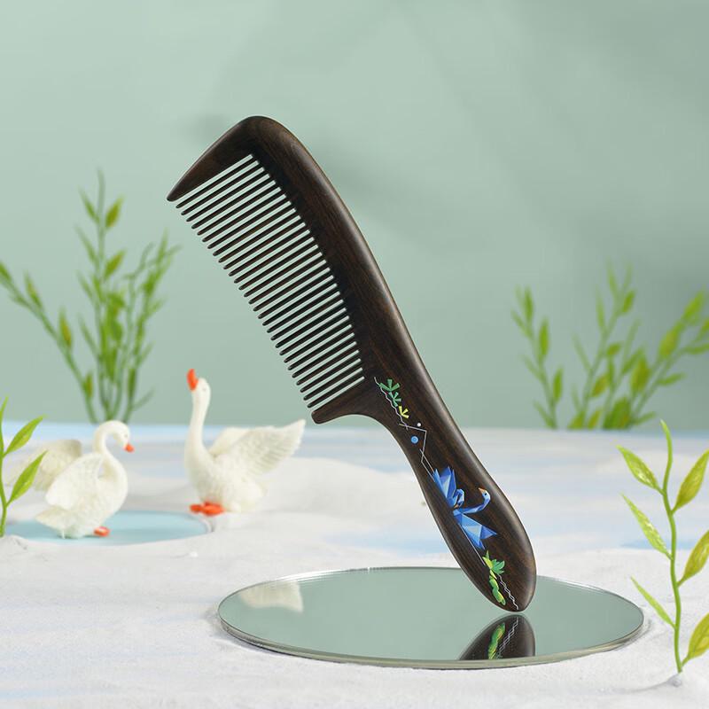 Коричневый Подарочный набор Mujiang Eternal Wooden Comb