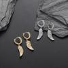 New Feather Wing Three-dimensional Earrings with Symmetrical and Agile Wing Earrings