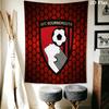 AFC Bournemouth Wall Tapestry Aesthetic Wall Hanging Printed Fabric Blanket Decorative Tapestries for Bedroom Living Room Home Decor