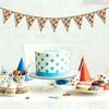 15 pièces Bannières d'Anniversaire DIY Baseball Faciles à Installer Bannière Thème Sportif Pré-assemblée Fanion Découpe Papier Football